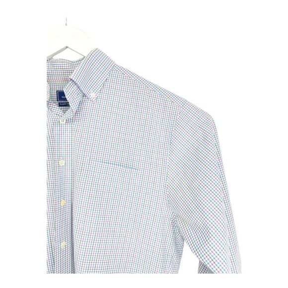 Men's Vineyard Vines Long Sleeved Check Classic Fit Button Up Shirt Medium - Picture 5 of 10